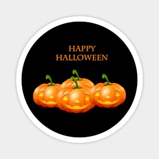 Happy Halloween Pumpkins Holiday - NYC Stitch Studio Magnet